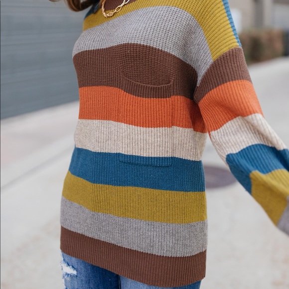 Summoning Fall Striped Sweater - Picture 4 of 14